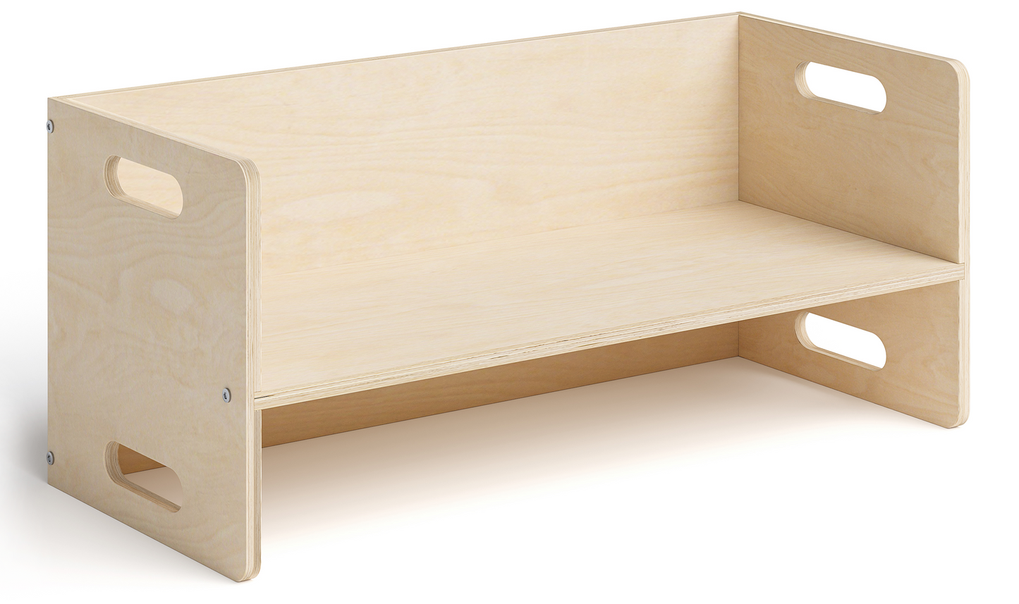 Aki 2in1 drehbare Kindersitzgruppe, 2x Bank, natur unbehandelt
