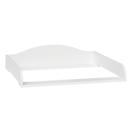 Oti Wickelaufsatz für IKEA Kommode Malm, Hemnes, Nordli, weiß, 16,5 x 74 x 80 cm
