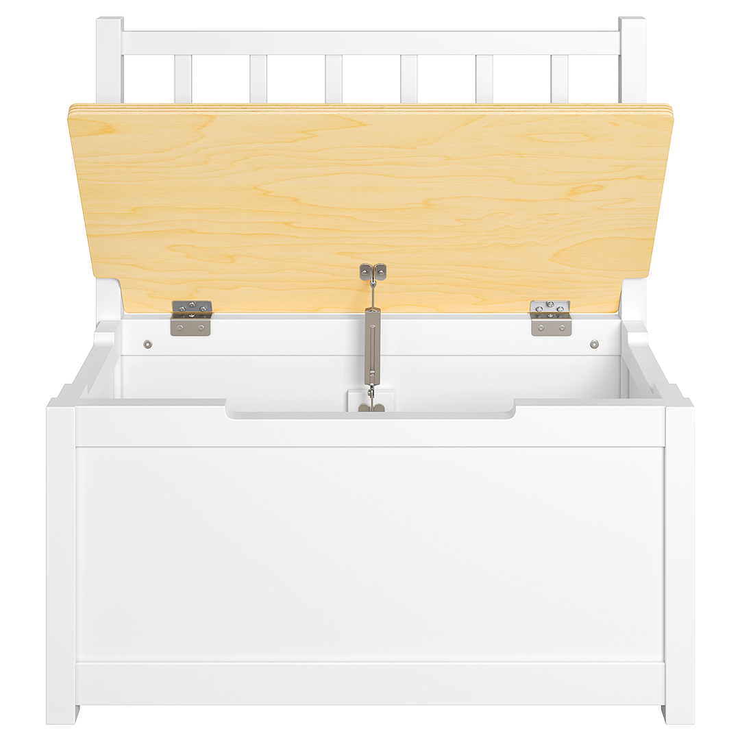 Sora Kindersitzbank, weiß/natur