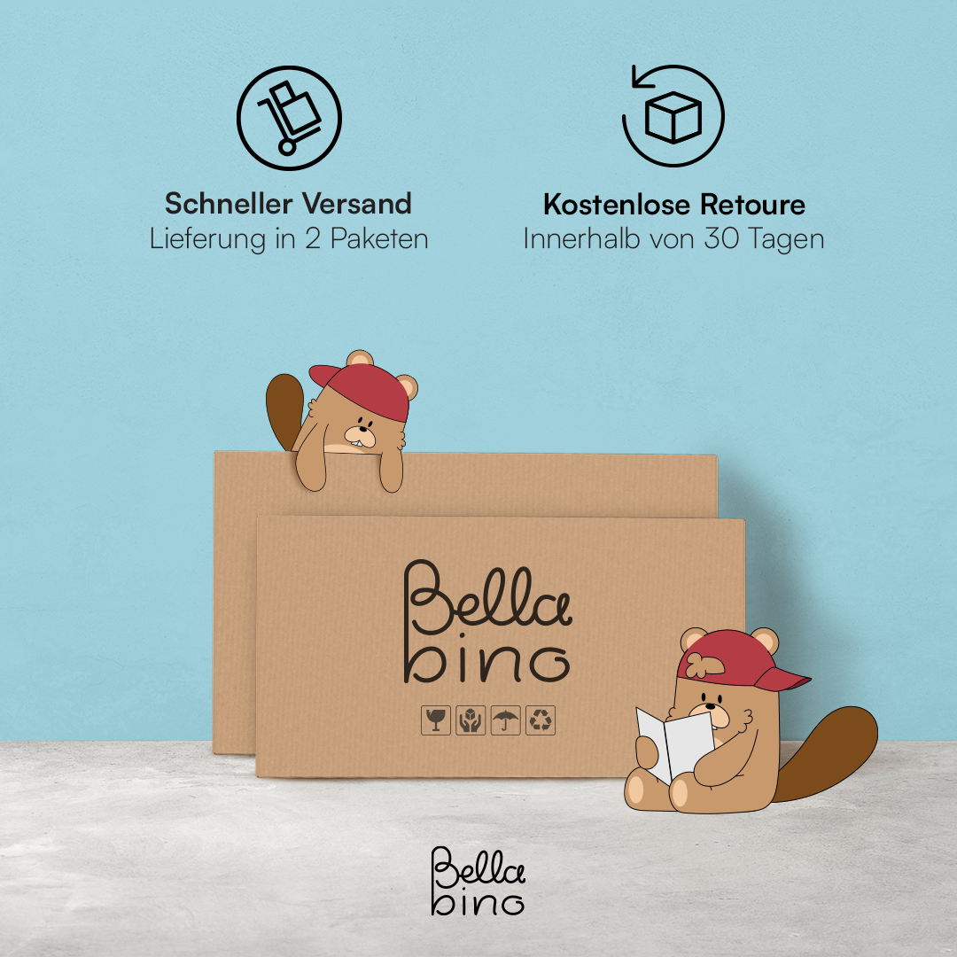 Liri Wickelkommode, weiß/natur, mit 3 Schubladen und abnehmbaren Wickelaufsatz