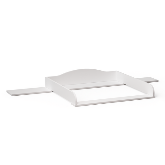 Oti Wickelaufsatz für IKEA Hemnes, Malm, Nordli Kommoden (Breite 160 cm), weiß, 16,5 x 78 x 160 cm, mit Platzfüller