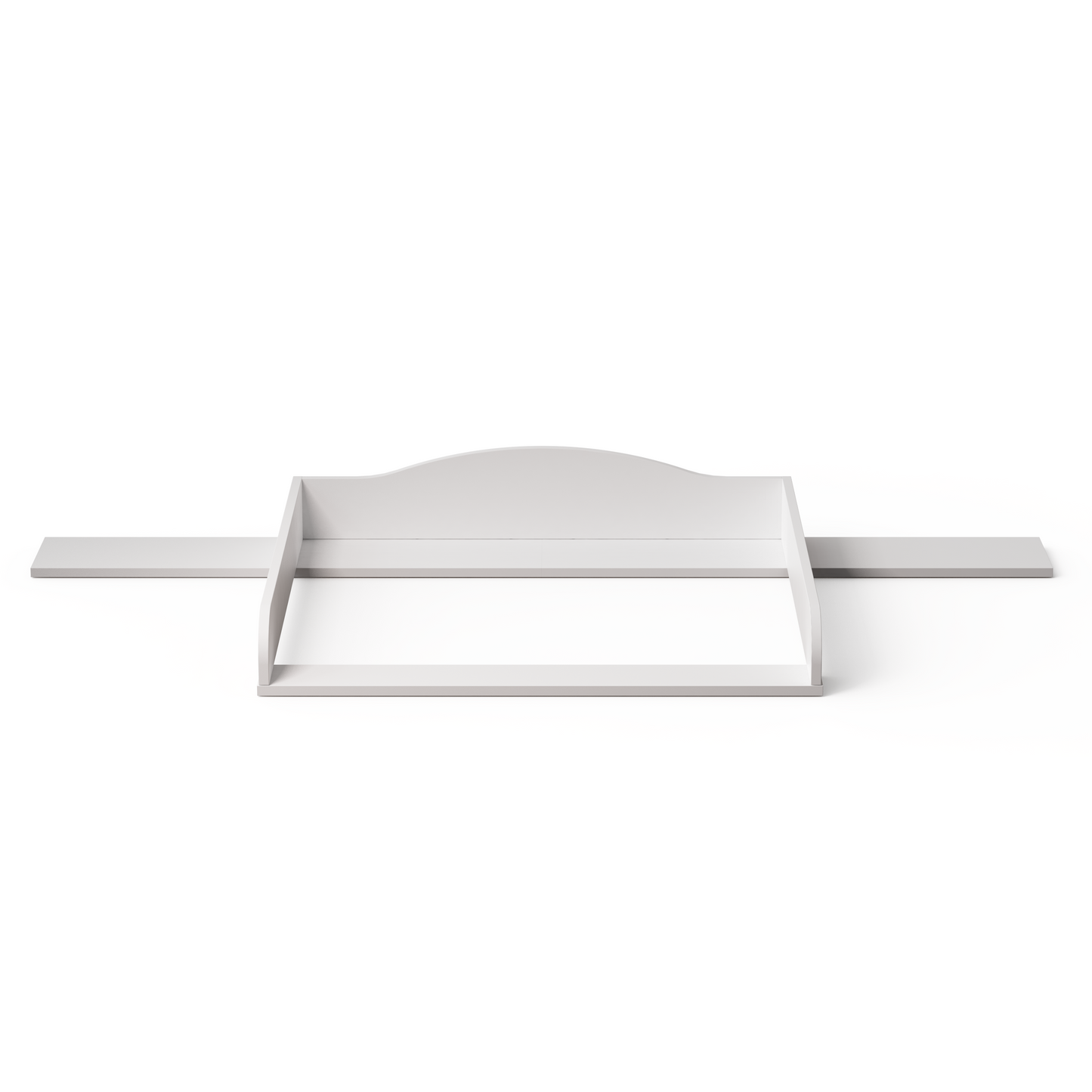 Oti Wickelaufsatz für IKEA Hemnes, Malm, Nordli Kommoden (Breite 160 cm), weiß, 16,5 x 78 x 160 cm, mit Platzfüller