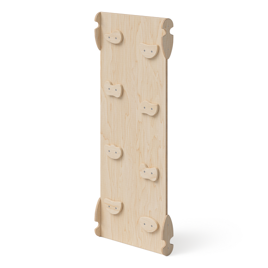 Ruki Rutschbrett für Kletterbogen / Kletterdreieck, natur, Kiefer Massivholz