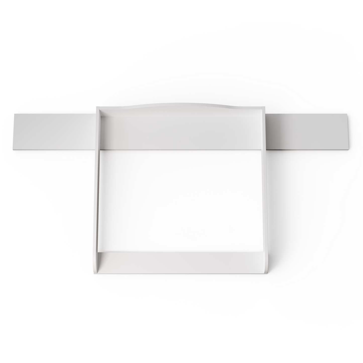 Oti Wickelaufsatz für IKEA Hemnes, Malm, Nordli Kommoden (Breite 160 cm), weiß, 16,5 x 78 x 160 cm, mit Platzfüller