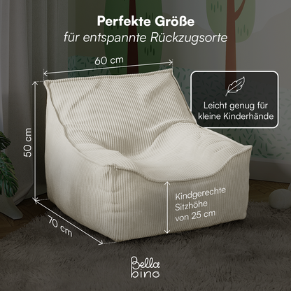 Cleo Kindersitzsack, beige