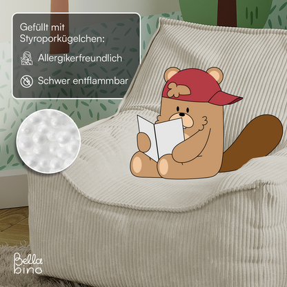 Cleo Kindersitzsack, beige