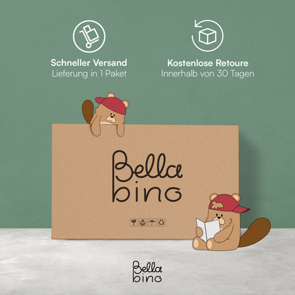 Teme Kinderbücherregal mit 4 Ablagefächern und Aufbewahrungsregal, Kiefer massiv, grün/natur, 80x40x44 cm