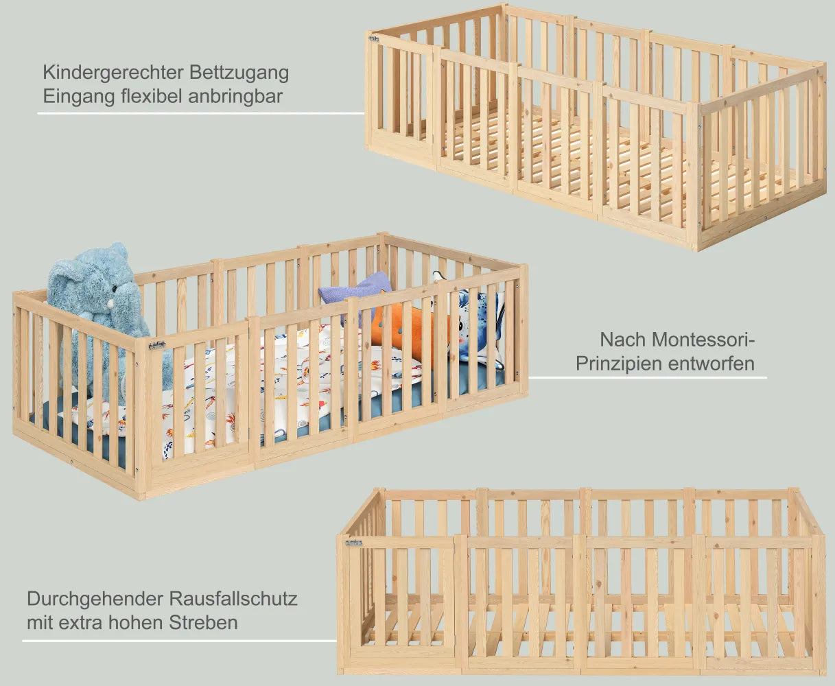 Spannende Bellabino Tapi Bodenbett 90x200 Cm Bild